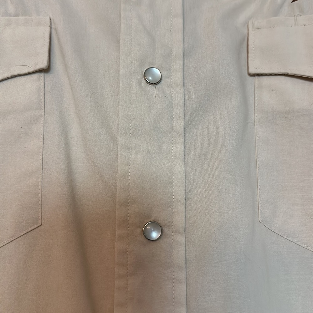 Vintage Chute#1 embroidered western rodeo button down with snap buttons - Picture 3 of 12